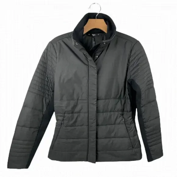 ryu Black Lightweight Puffer Zip Jacket XS - Picture 2 of 9
